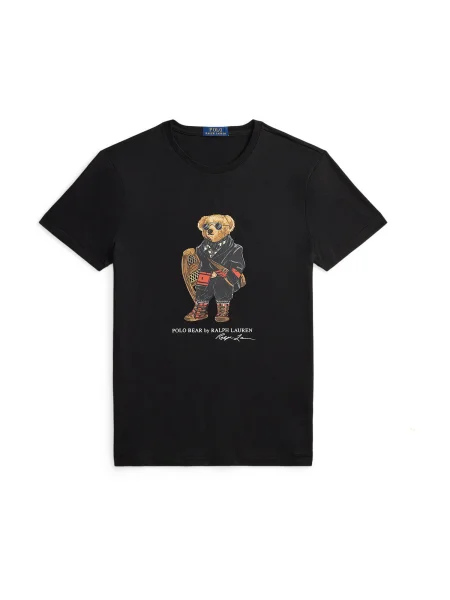 Polo majica Polo Ralph Lauren s kratkimi rokavi črna