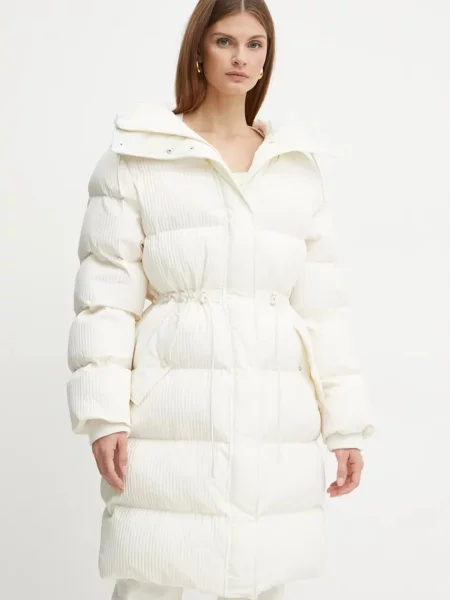 BOSS geaca femei de iarna bej