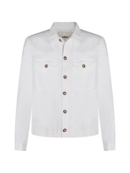 Kurtka Altea z kieszeniami z patkami biała