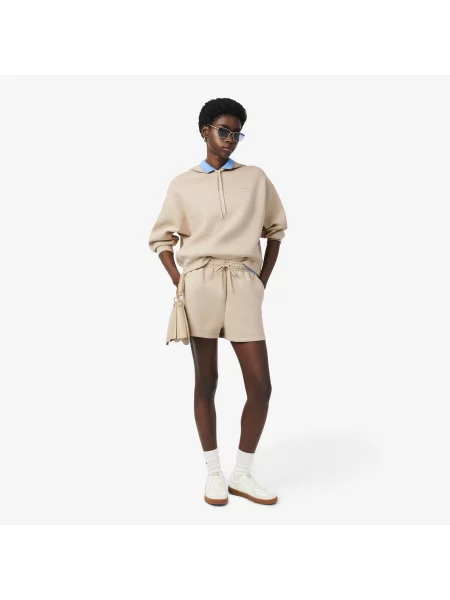 Lacoste Organiczne Szorty beżowe