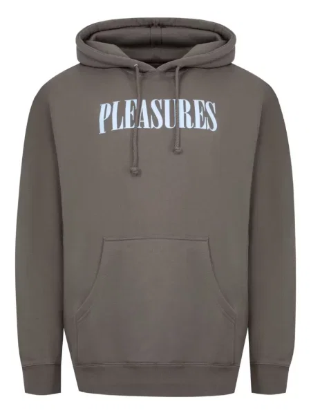 Hanorac cu glugă Pleasures cu glugă gri