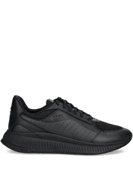 Sneakerși Boss plasă negru