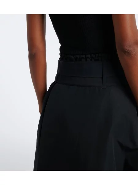 Cu centură fustă midi Loewe negru