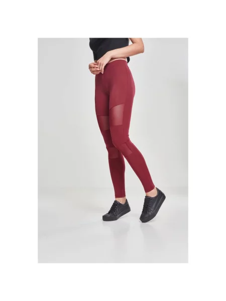 Leggings Urban Classics plasă negru