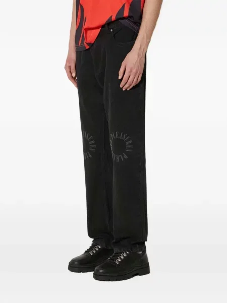 Blugi Pleasures cu imagine negru
