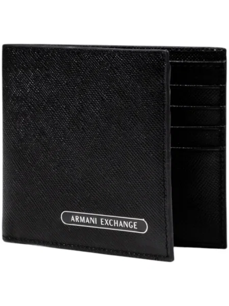 Portofel Eax din piele negru