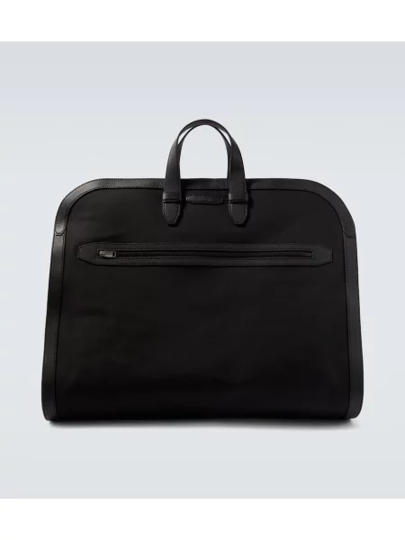 Geantă Brioni din piele negru