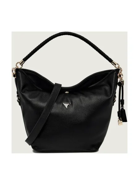 Geanta hobo Guess negru