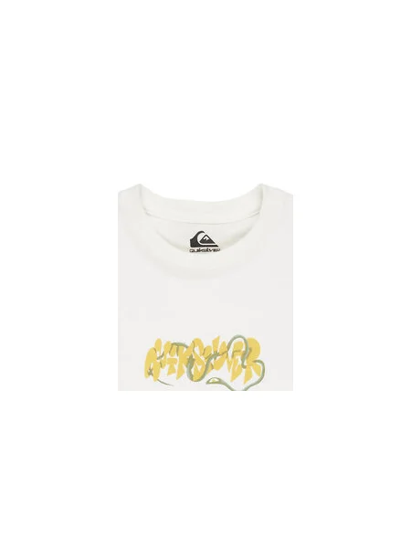 Quiksilver Póló Ev Bloomsday Regular Fit fehér