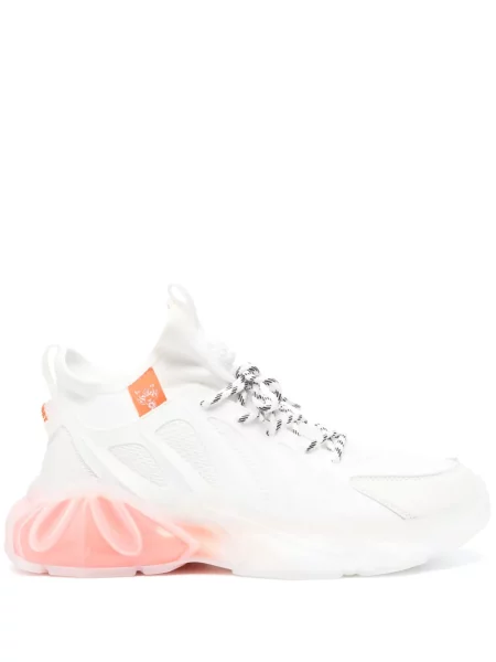 Sneakerși Plein Sport cu dungi de tigru alb