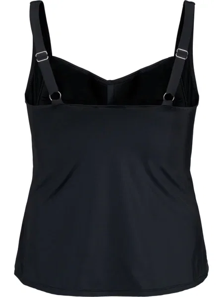 Swim by Zizzi Tankini top negru