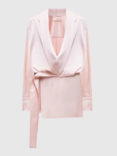 Сукня міні на запах Ssheena рожева