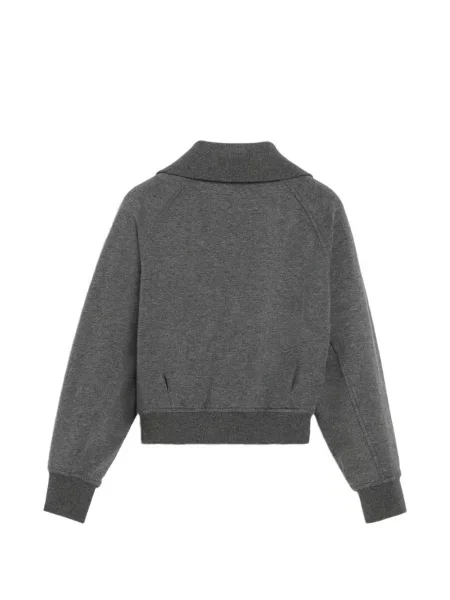 Bluza rozpinana dziecięca Brunello Cucinelli szara