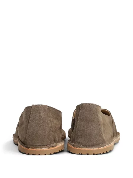 Espadrile Castaner din piele de căprioară maro