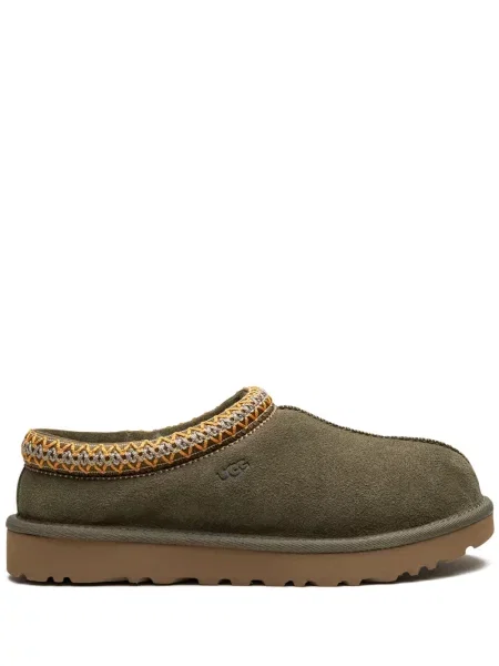 Papuci de casă Ugg din piele de căprioară kaki