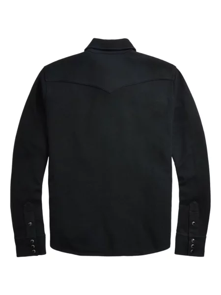 Cămașă Ralph Lauren Rrl tricotate albastru