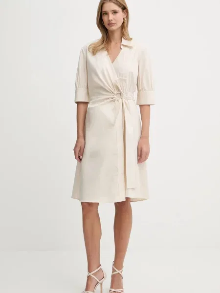 Pinko sukienka beżowa