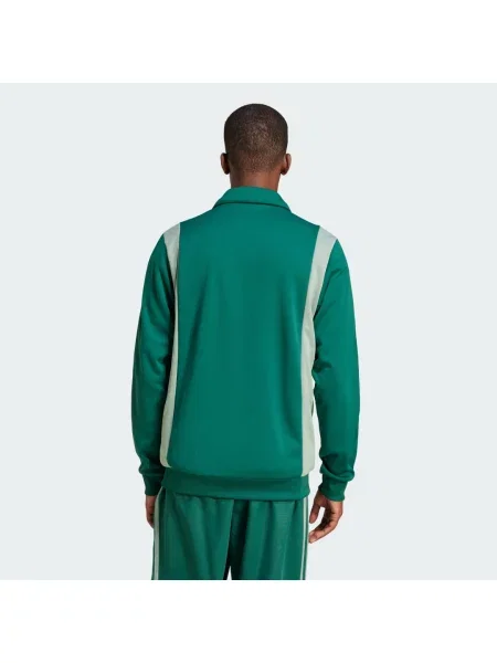 Sportovní bunda Adicolor Panel zelená