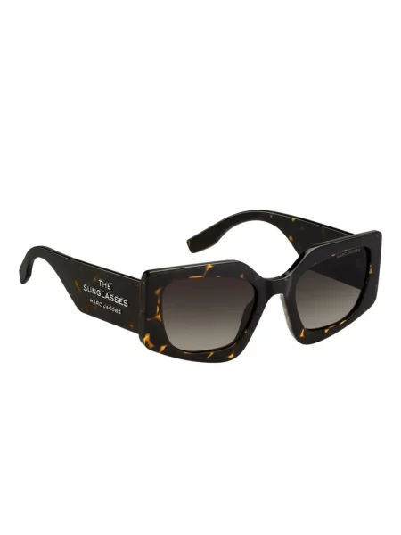 Ochelari de soare Marc Jacobs Eyewear cu imprimeu geometric negru