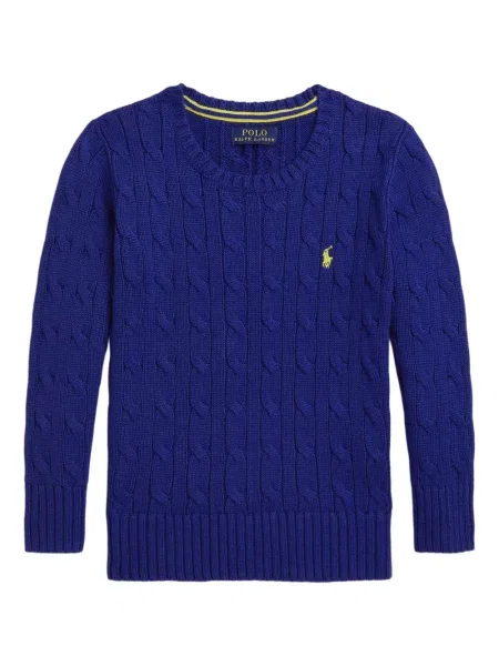 Sweter dziecięcy Polo Ralph Lauren niebieski