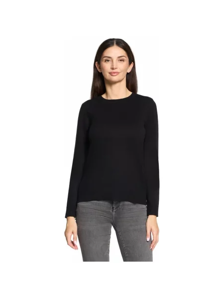 Dzianinowy sweter Betty Barclay klasyczny czarny