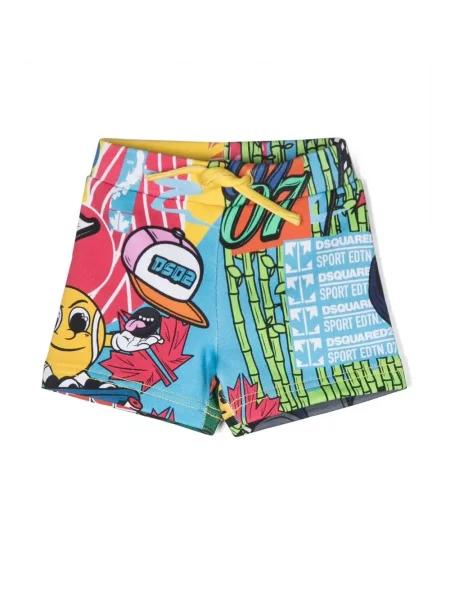 Szorty dziecięce Dsquared2 niebieskie