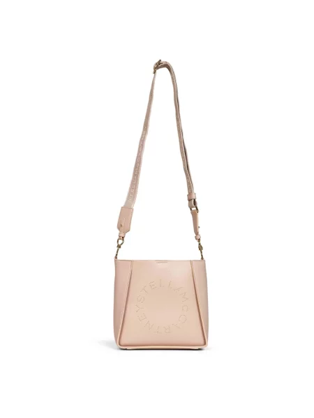 Torebka crossbody Stella Mccartney z logo różowa