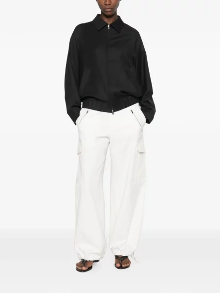 Pantaloni cargo Barena cu cordon alb