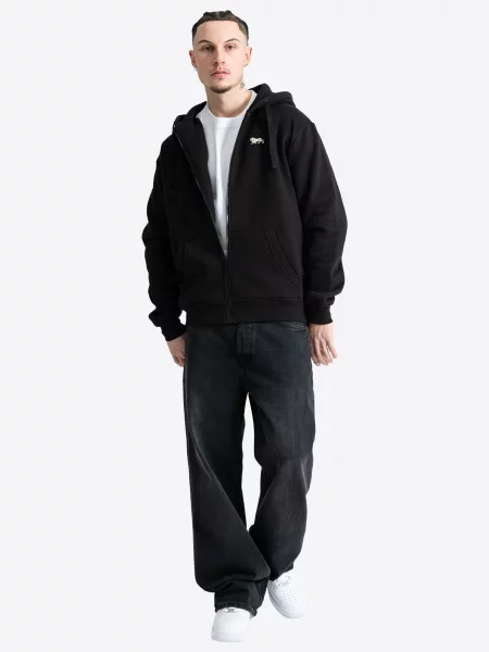 Флисовый свитер Lonsdale черный