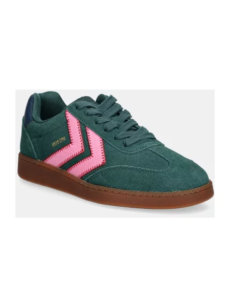 Hummel sneakersy zamszowe Cph Lz zielony
