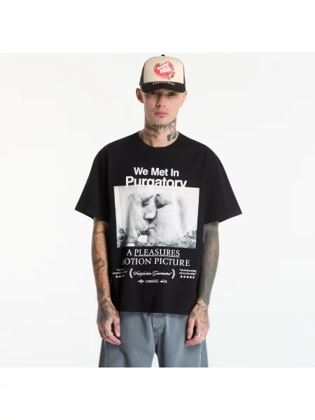 Tricou PLEASURES Devotion T-Shirt Black XXL negru