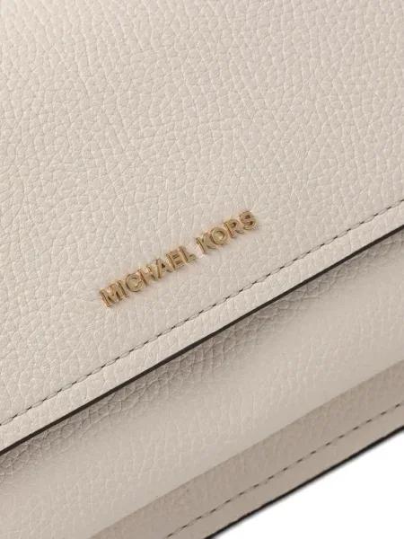 Portofel Michael Michael Kors cu volane plisat de lână negru