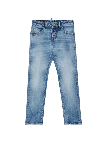Jeansy dziecięce Dsquared2 niebieskie