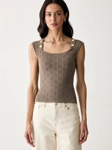Marciano by Guess bluză pentru femei cu vâscoză YAMNA verde