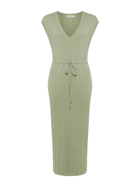 The Fated Rochie CENTURY KNIT DRESS' verde