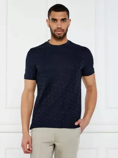 BOSS BLACK Póló H-Thompson 80 | mercerised fekete