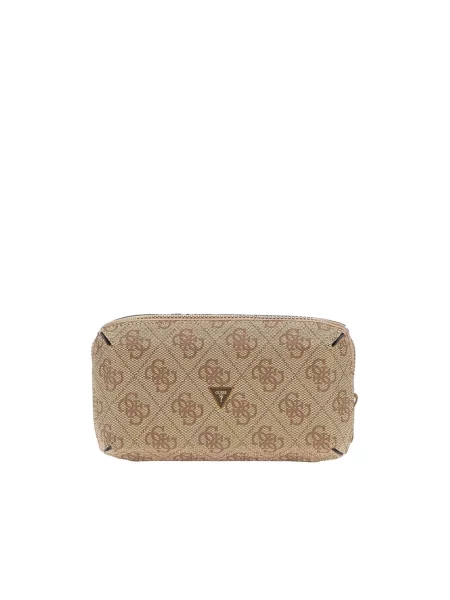 Torba Guess skórzana brązowa