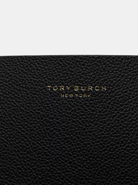 Кожаная сумочка Tory Burch черная