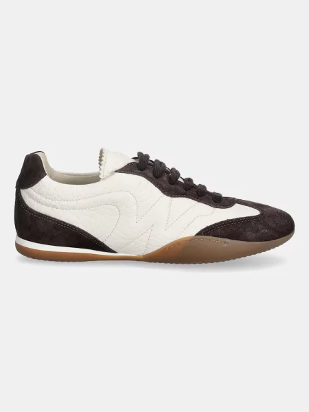 Шкіряні кросівки Weekend Max Mara Wkalancia бежевий