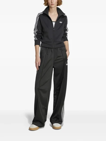 Geacă Adidas cu dungi negru