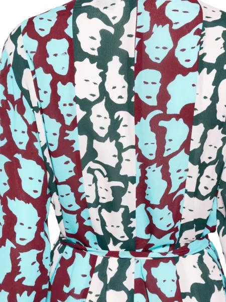 Rochie Missoni cu imagine maro