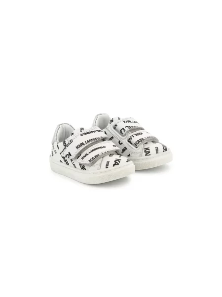 Sneakersy dziecięce Karl Lagerfeld białe