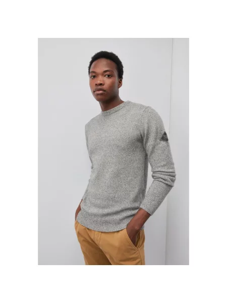 Sweter Roy Rogers z kaszmiru szary