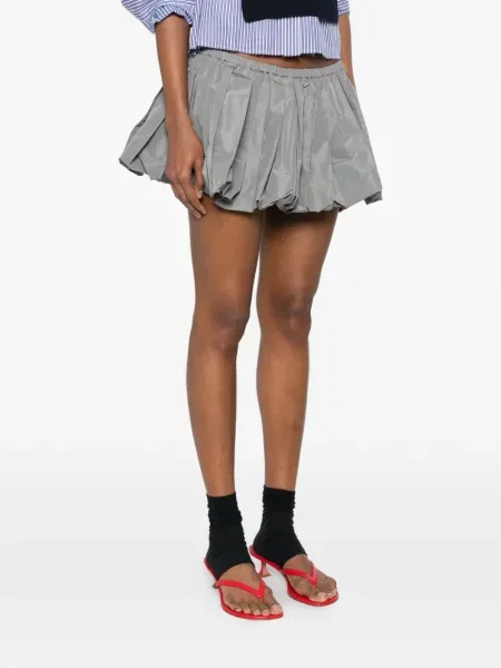 Fusta mini Miu Miu gri