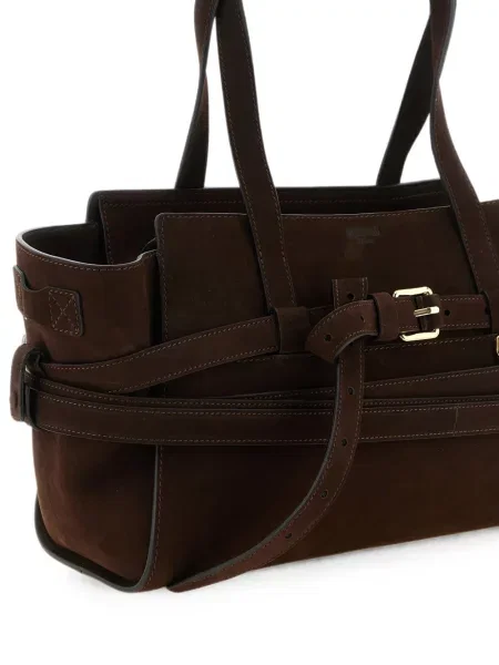 Cu centură curea Moschino cu legături maro