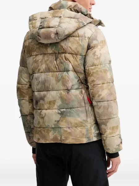 Skijaška jakna Bogner Fire+ice s kapuljačom s camo uzorkom