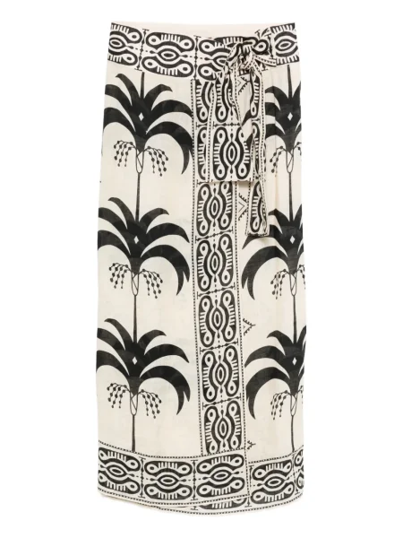 Fustă midi Johanna Ortiz până la genunchi