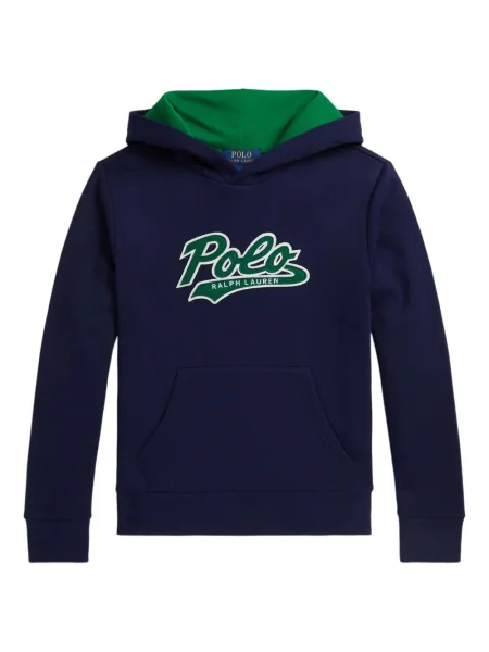 Bluza z kapturem dziecięca Polo Ralph Lauren niebieska