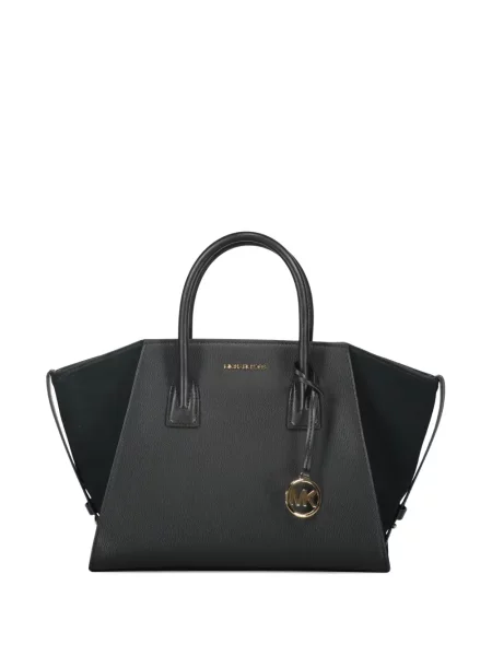 Δερμάτινη δερμάτινη τσάντα Michael Kors μαύρο