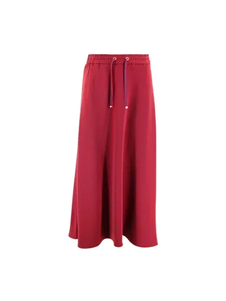 Spódnica midi Herno do kolan czerwona